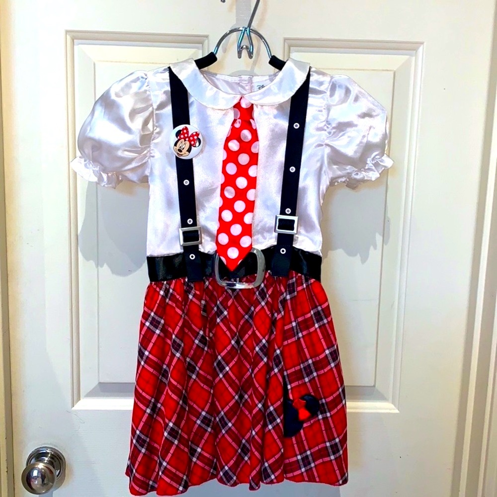 Girls Minnie Mouse Nerd Dress Child’s Costume